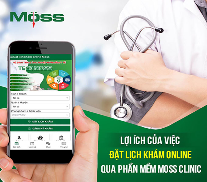 Đặt lịch khám online ngay tại nhà với Moss Clinic và những lợi ích mang lại